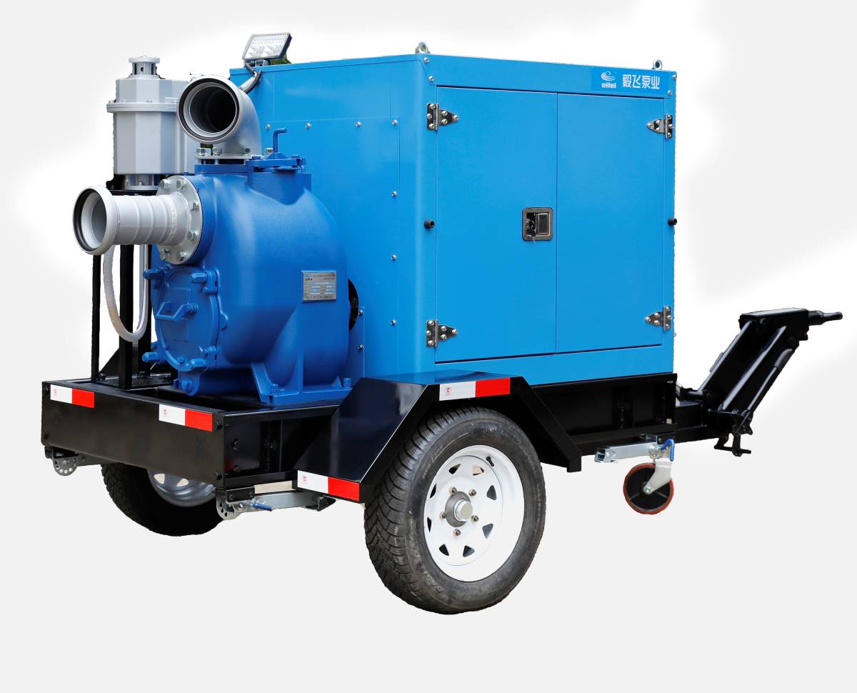 Dry Prime Vacuum Assisted Centrifugal Pump for Sewage